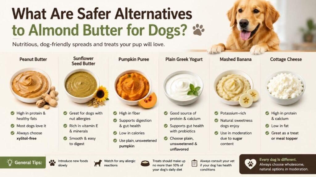 What are safer alternatives to almond butter?