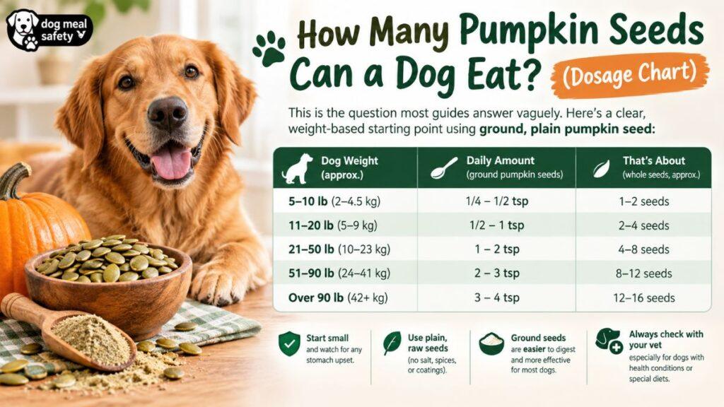 how-many-pumpkin-seeds-can-a-dog-eat-dosage-chart
