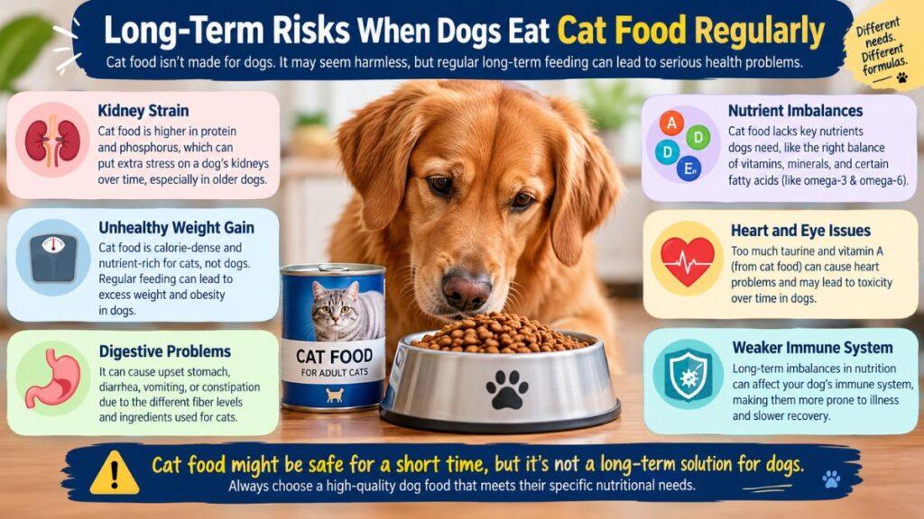long-term-risks-when-dogs-eat-cat-food-regularly