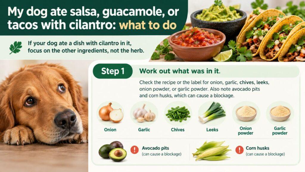 my-dog-ate-salsa-guacamole-or-tacos-with-cilantro-what-to-do