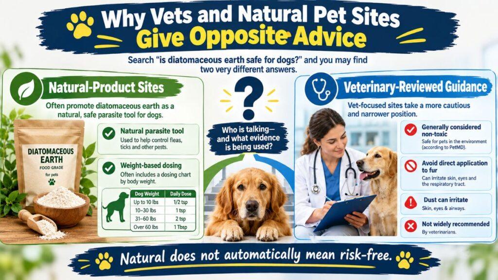 why-vets-and-natural-pet-sites-give-opposite-advice